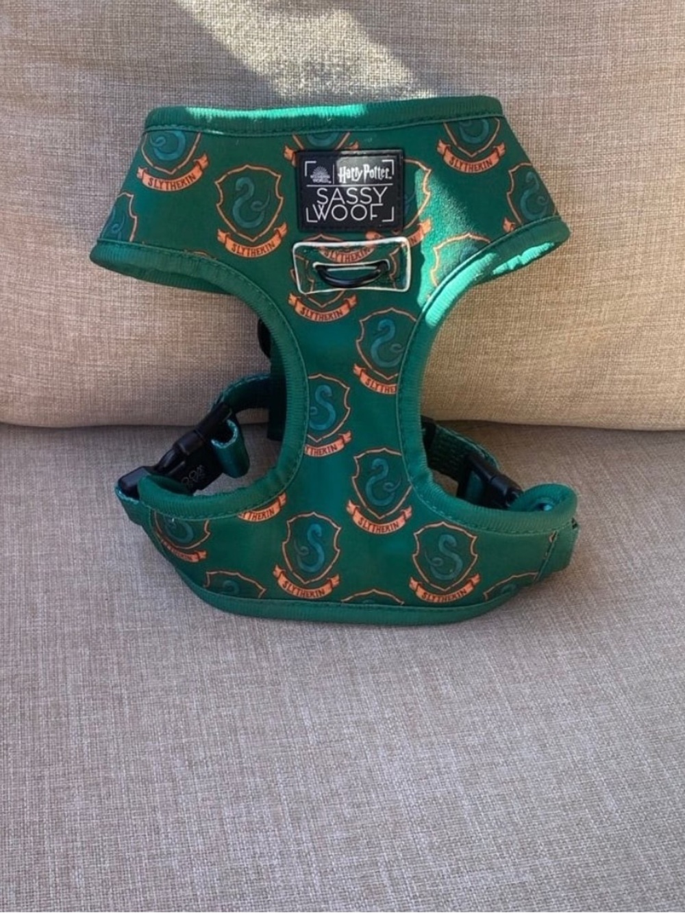 Sassy Woof Slytherin Harness Harry Potter